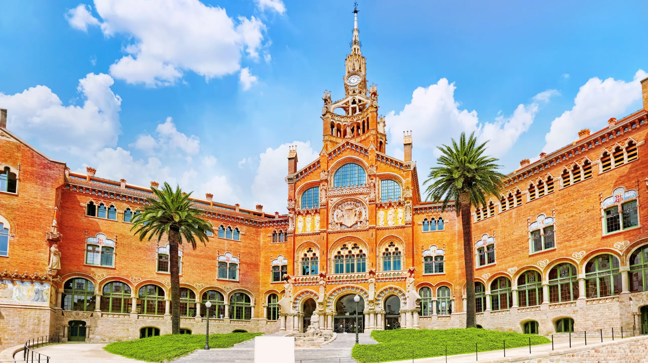 Hospital de la Santa Creu i Sant Pau (Hospital of the Holy Cross and Saint Paul), Barcelona, Spain