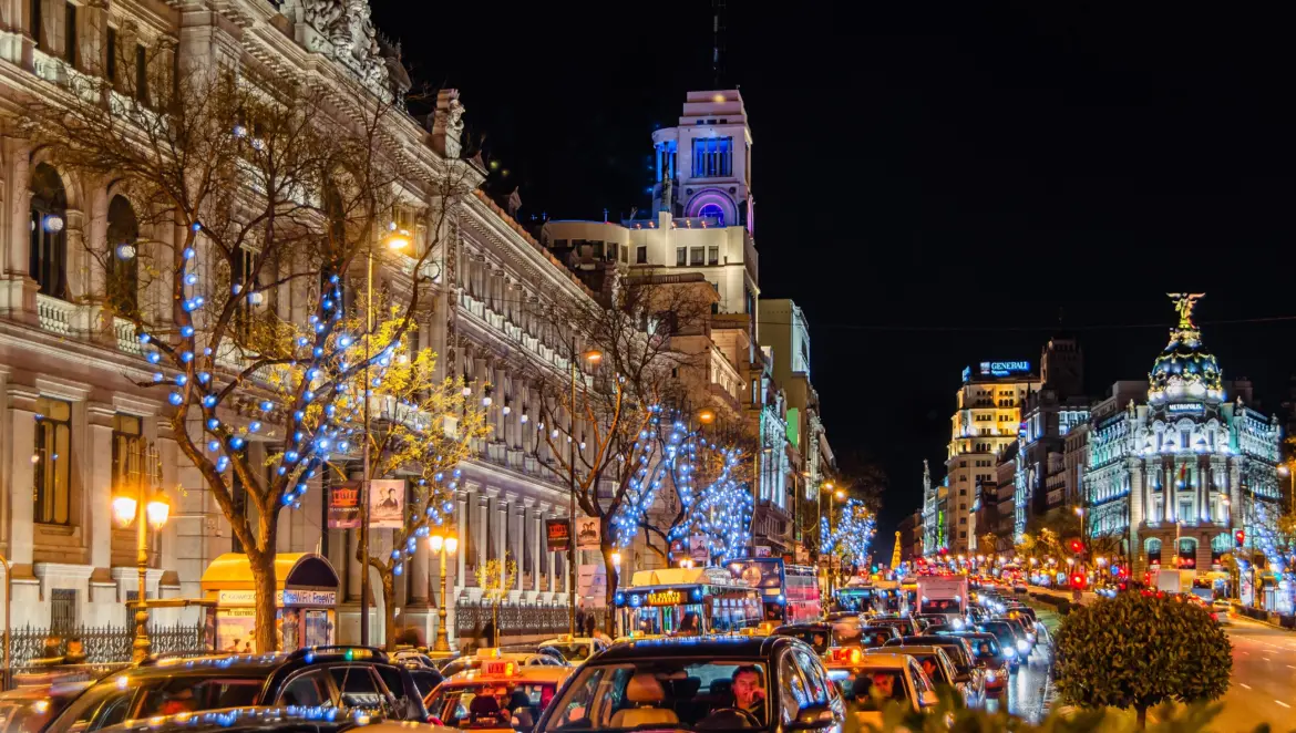 Gran Vía, Madrid, Spain