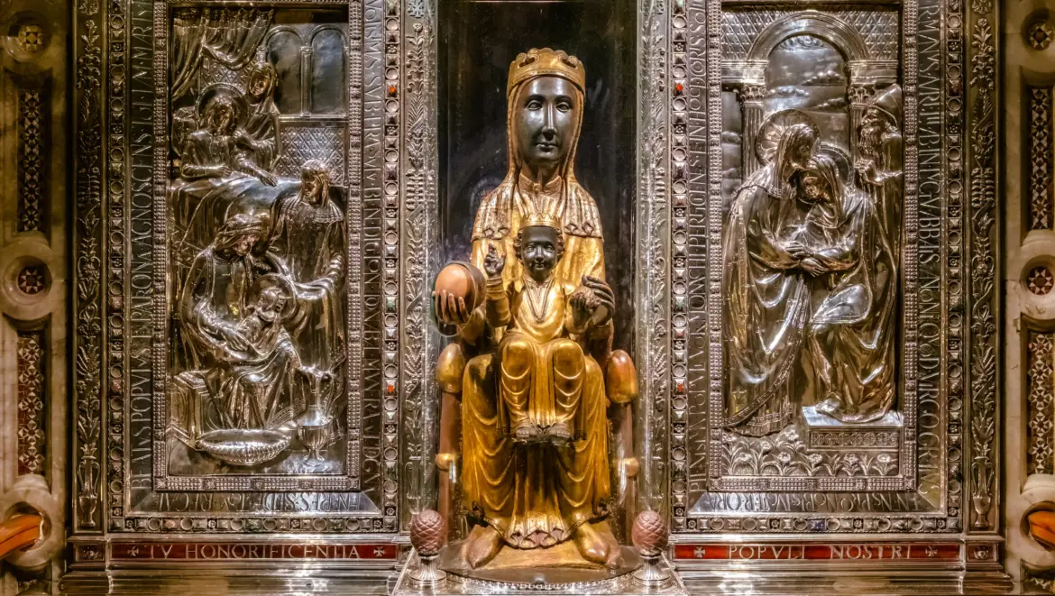 La Moreneta (the Black Madonna), Montserrat, Spain