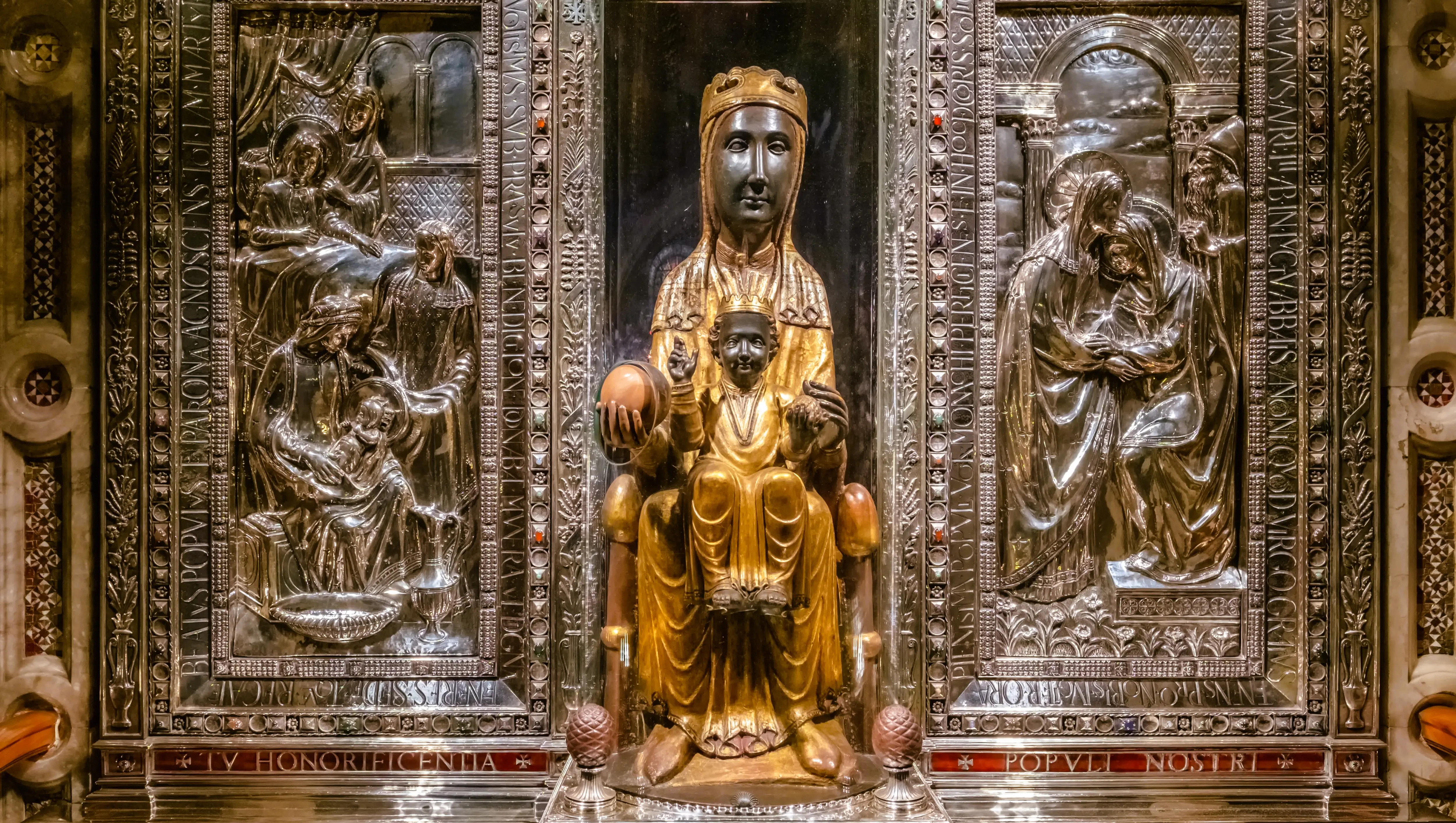La Moreneta (the Black Madonna), Montserrat, Spain
