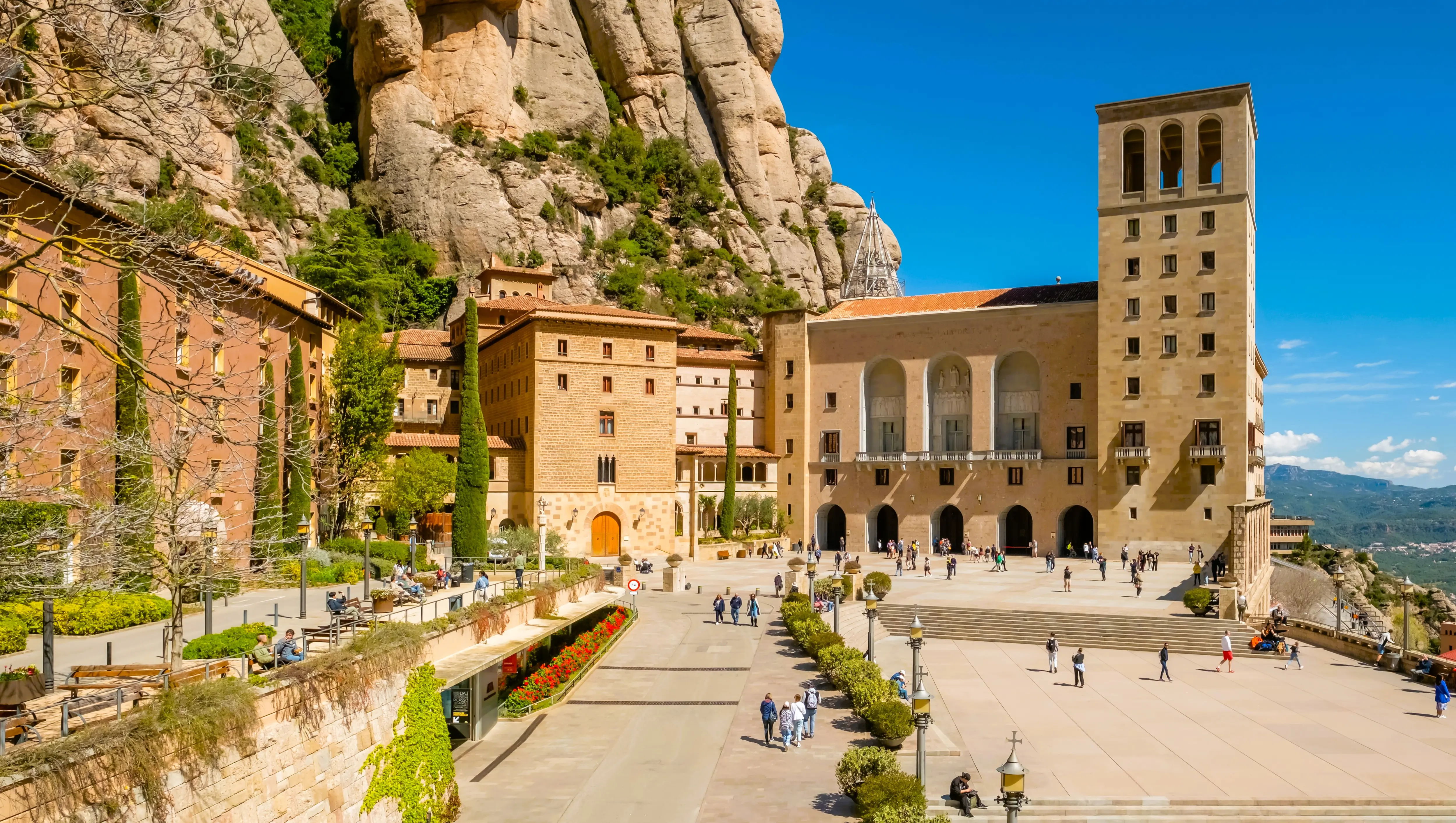 The Benedictine Monastery of Santa Maria de Montserrat, Montserrat, Spain