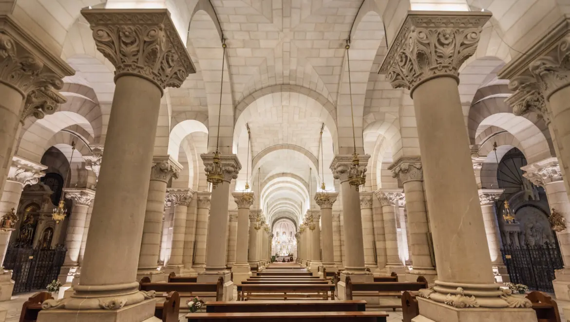 Crypt, Almudena Cathedral, Madrid, Spain