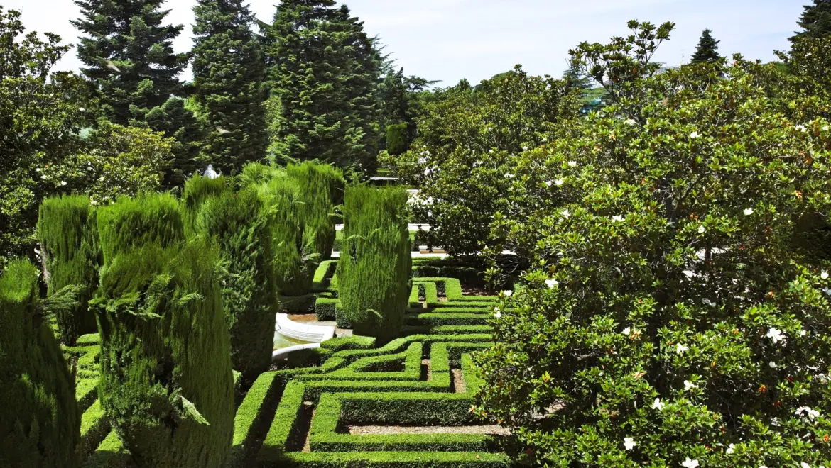 Sabatini Gardens (Jardines de Sabatini), Madrid, Spain