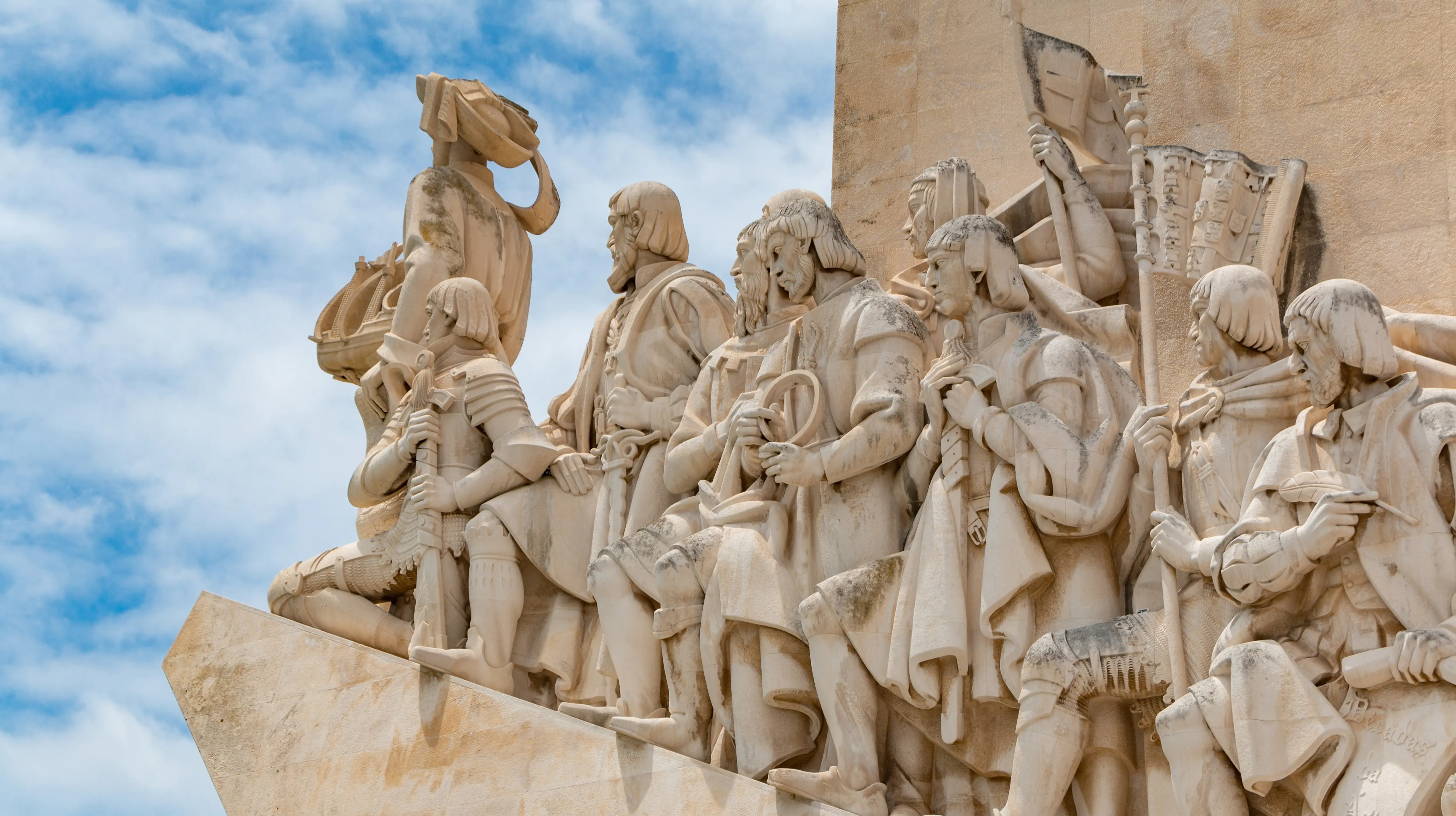 Eastern profile, Monument of the Discoveries (Padrão dos Descobrimentos), Belém, Lisbon, Portugal