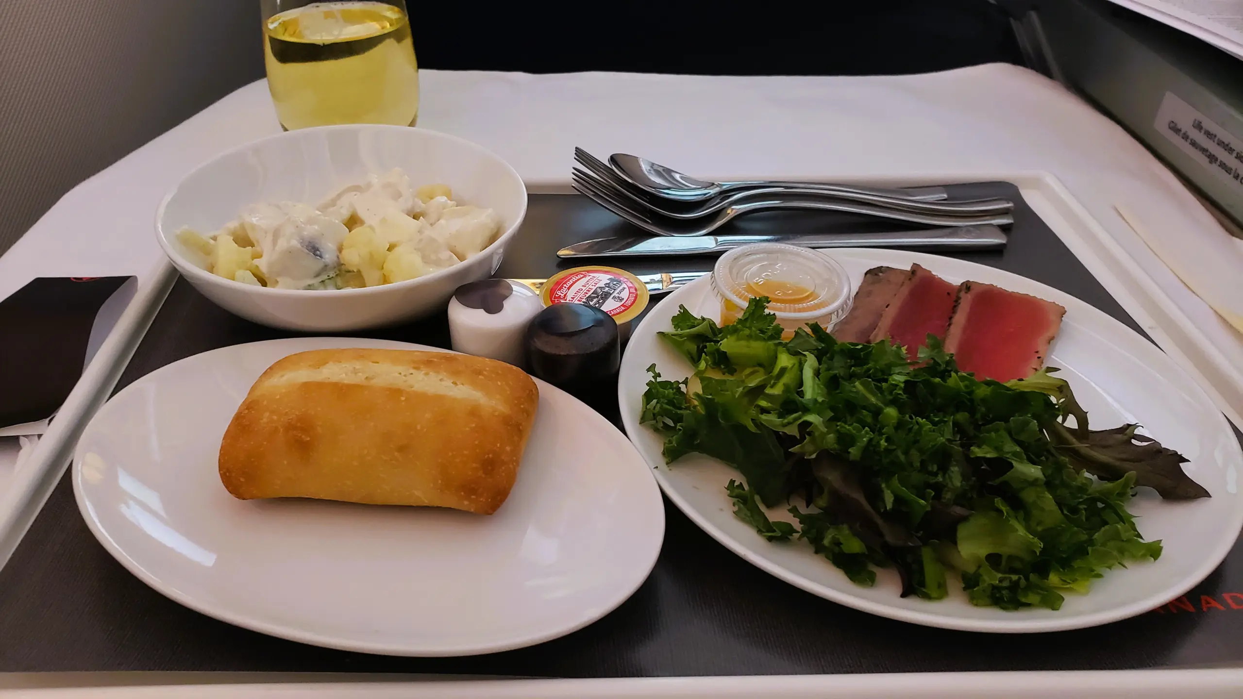 Meal, Air Canada Signature Class cabin