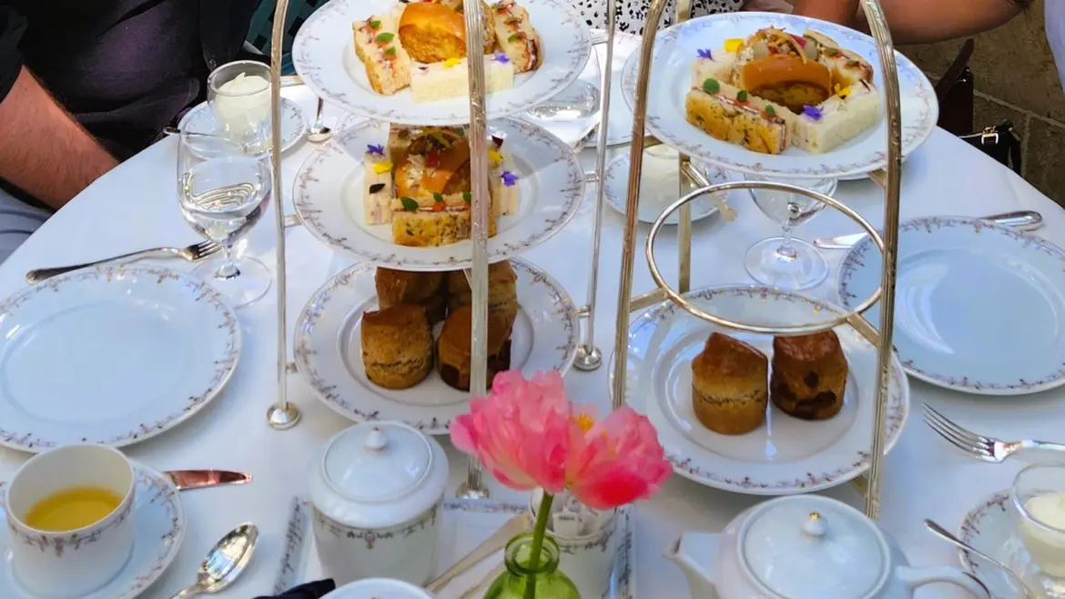 Afternoon tea at the Ritz Paris, Place Vendôme, Paris, France