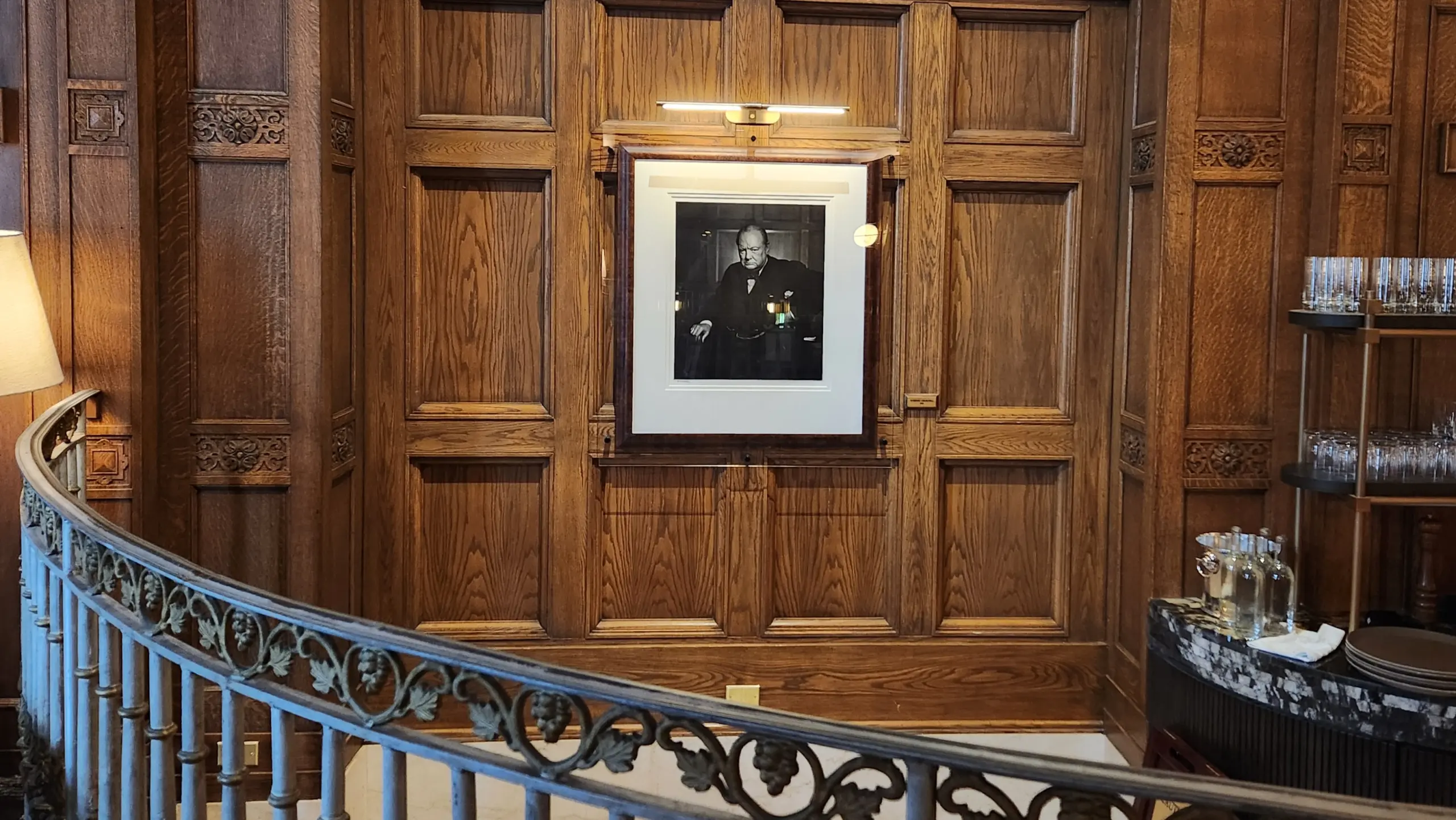 Photograph of Winston Churchill by Yousuf Karsh, Fairmont Château Laurier, Ottawa
