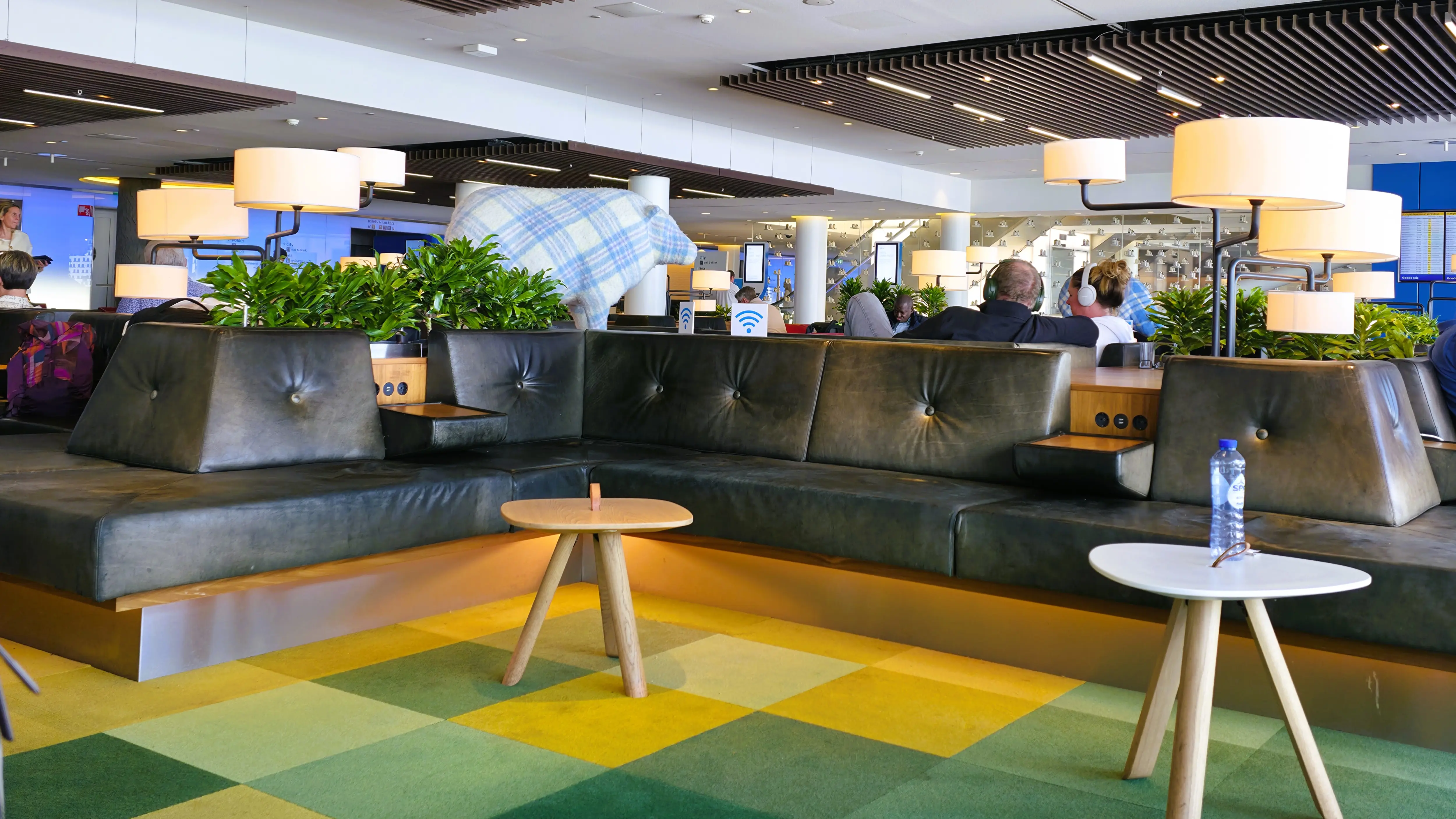 KLM Crown Lounge, Amsterdam Schiphol Airport (AMS), Netherlands
