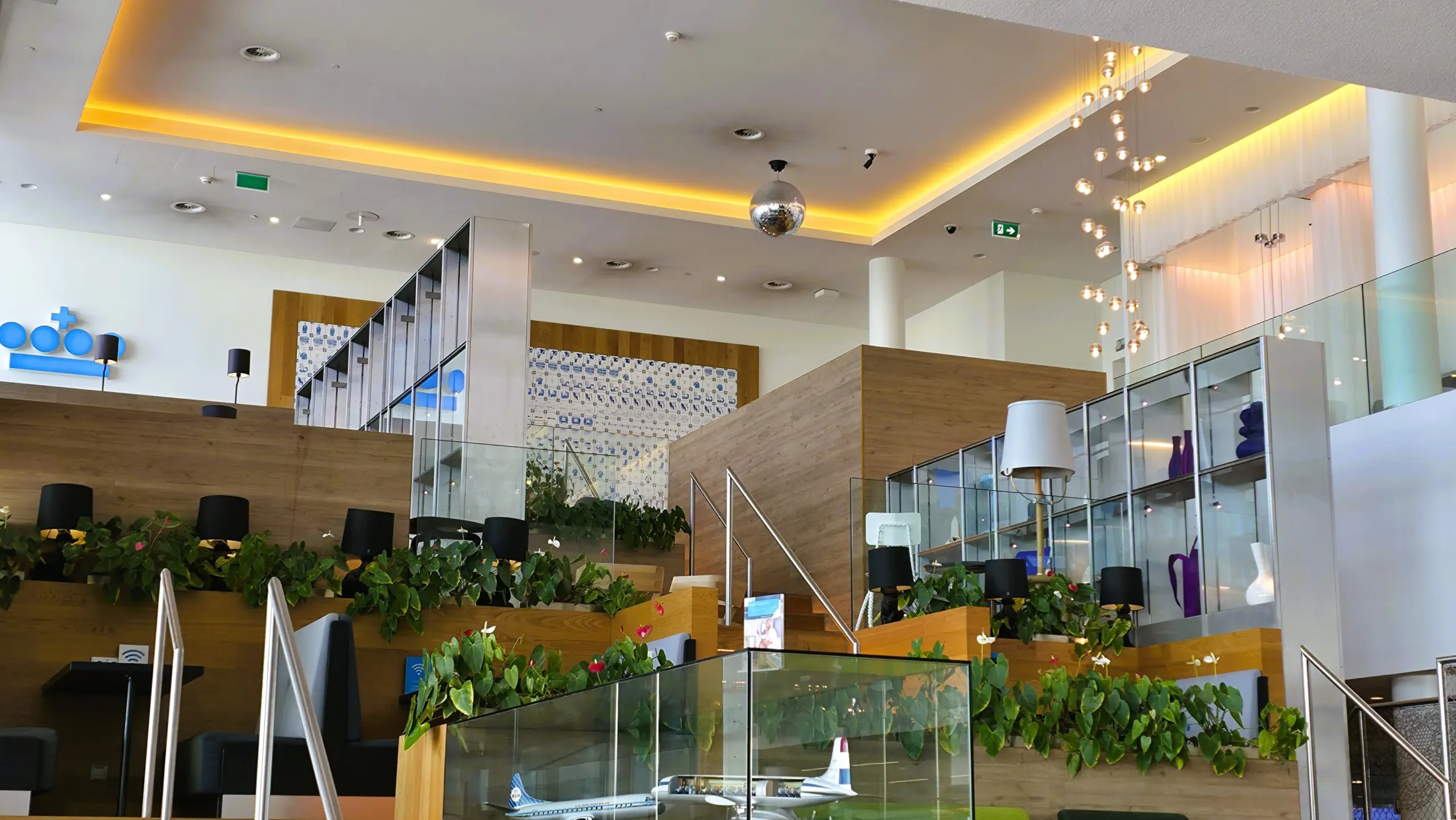 KLM Crown Lounge, Amsterdam Schiphol Airport (AMS), Netherlands