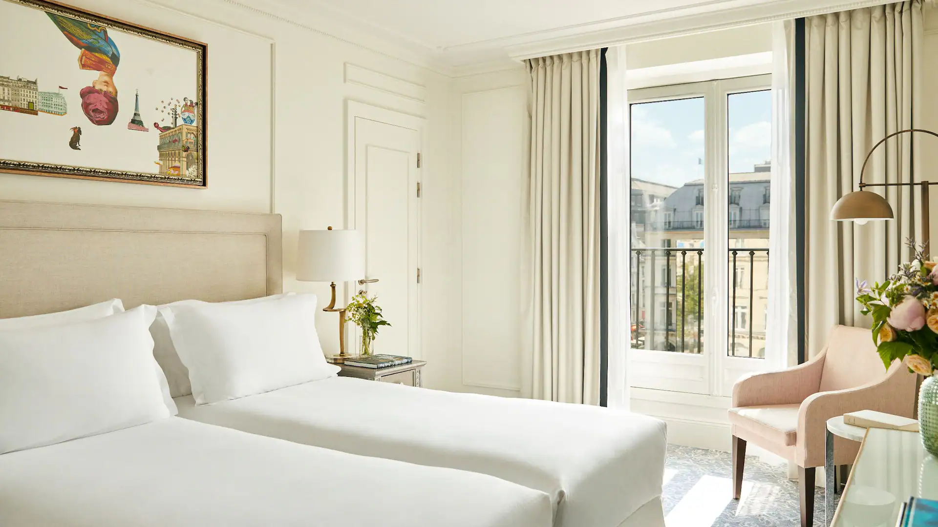 Deluxe Room with a view, Hôtel du Louvre, Paris, France