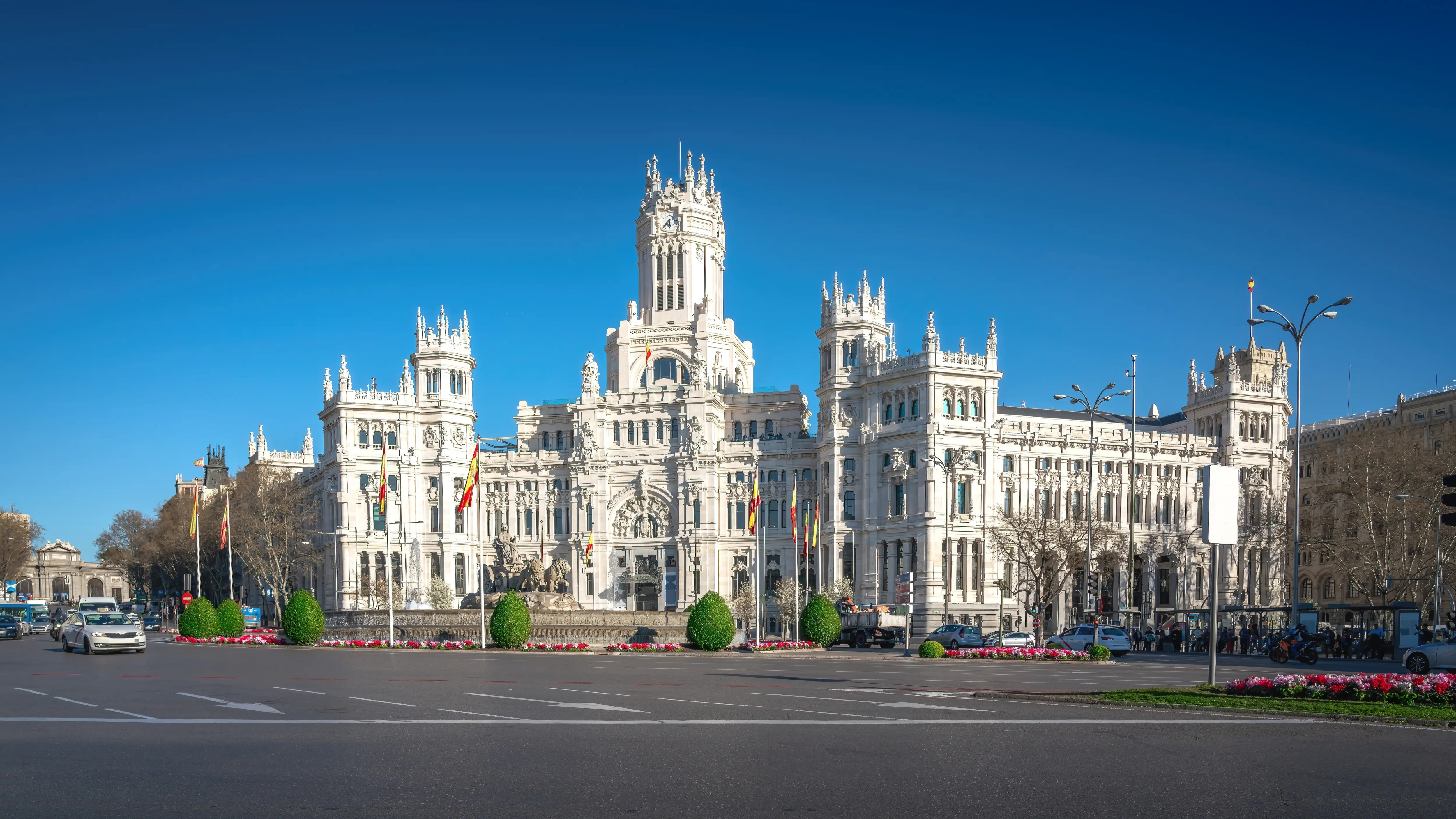 Palacio de Cibeles (Cybele Palace), Plaza de Cibeles, Madrid, Spain