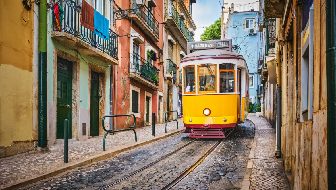 Lisbon tram, Portugal