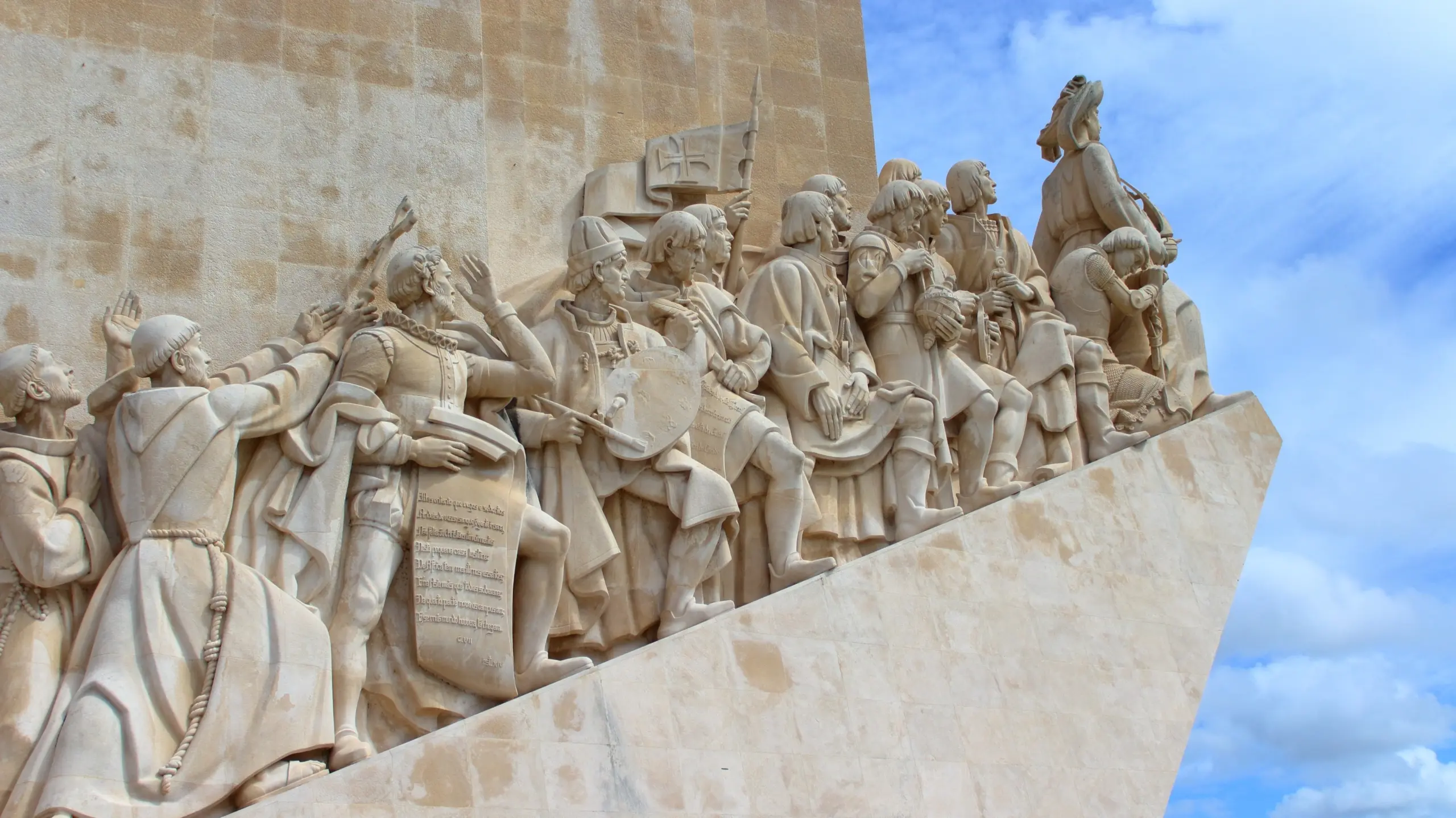 Western profile, Monument of the Discoveries (Padrão dos Descobrimentos), Belém, Lisbon, Portugal