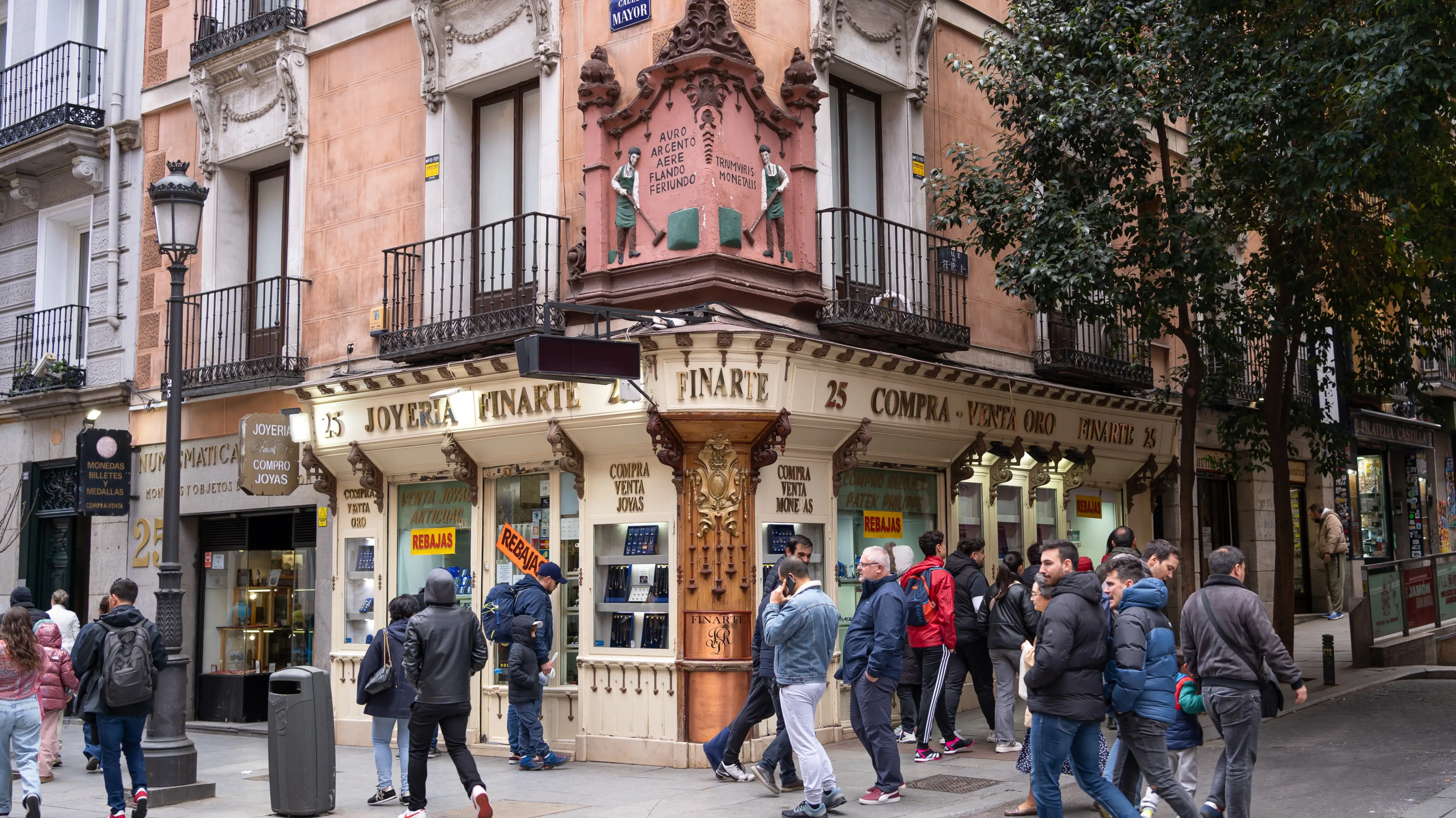 Calle Mayor, Madrid, Spain