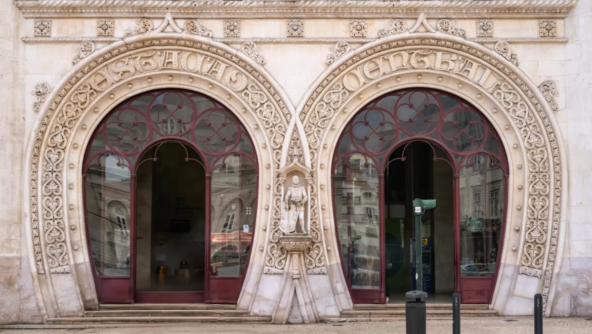 Rossio Railway Station, Lisbon, Portugal