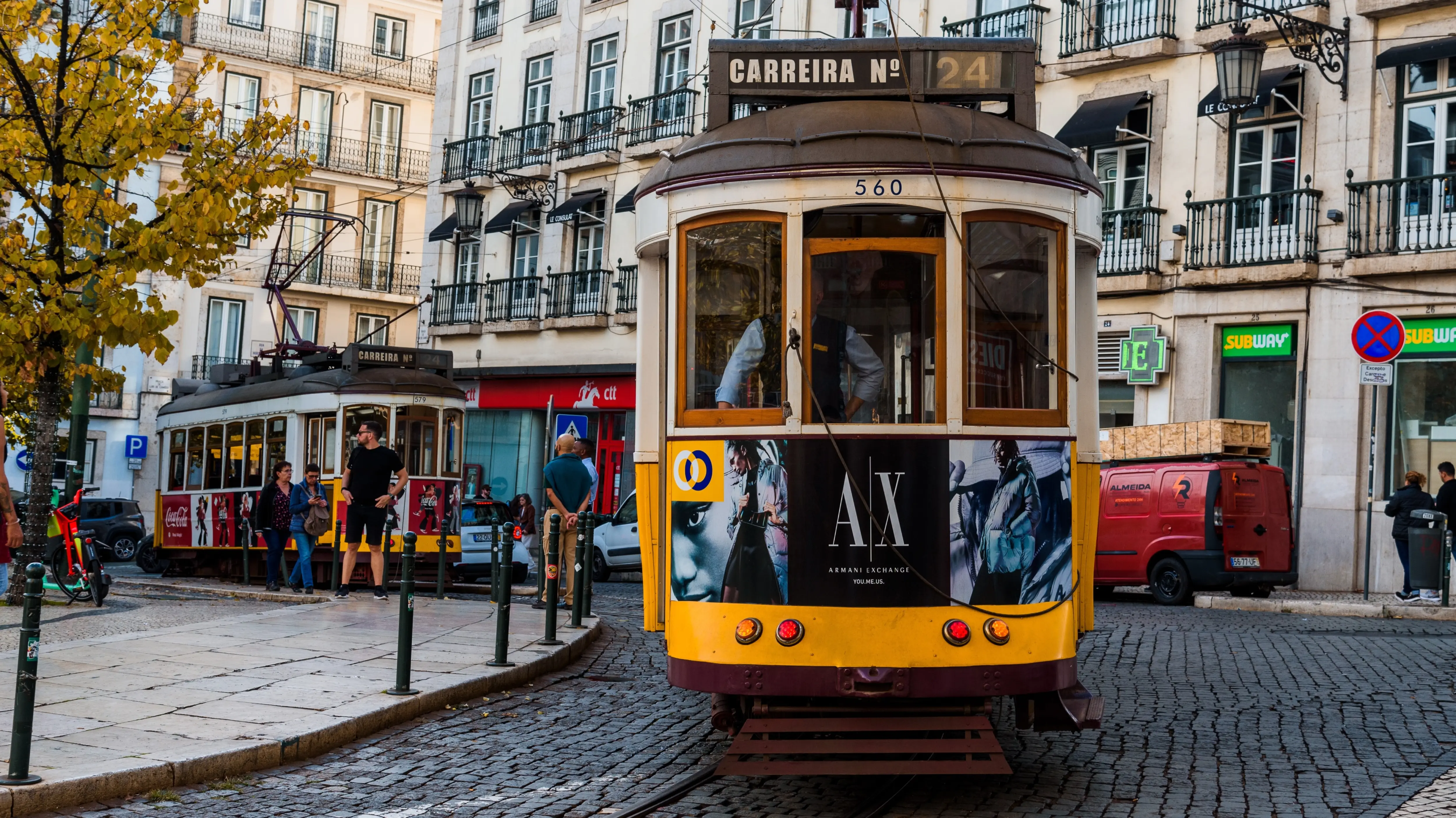 Lisbon tram, Portugal