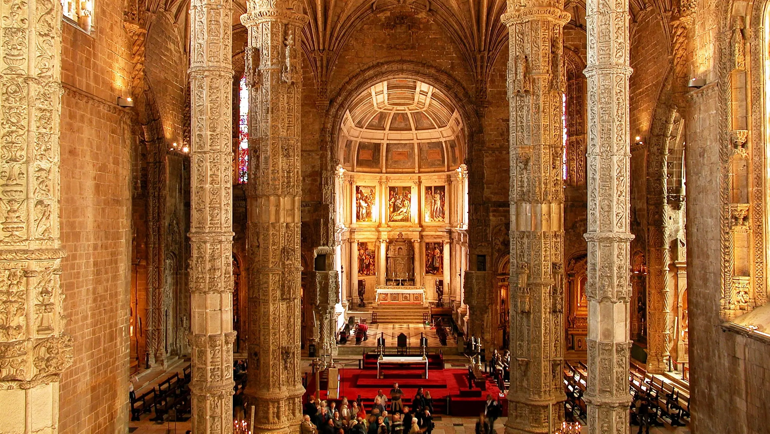 Church of Santa Maria de Belém, Jerónimos Monastery, Belém, Lisbon, Portugal