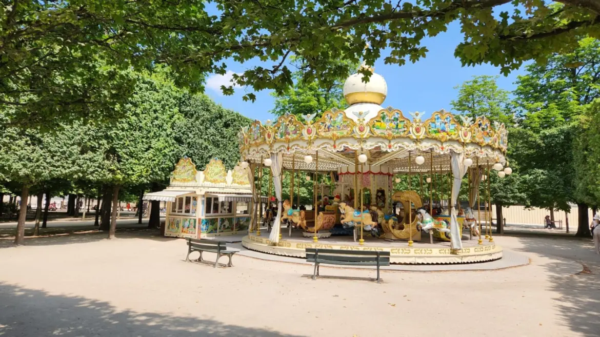 Tuileries Garden, just steps away from Hotel La Tamise, Paris, France
