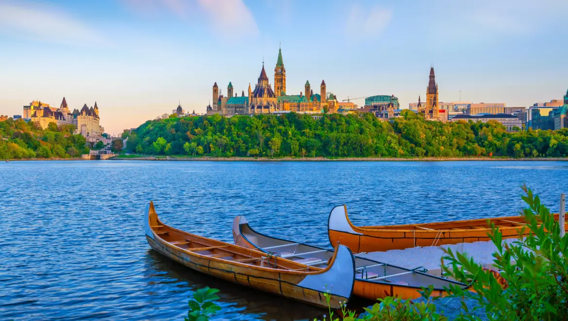 View of Parliament Hill, Ottawa, Canada