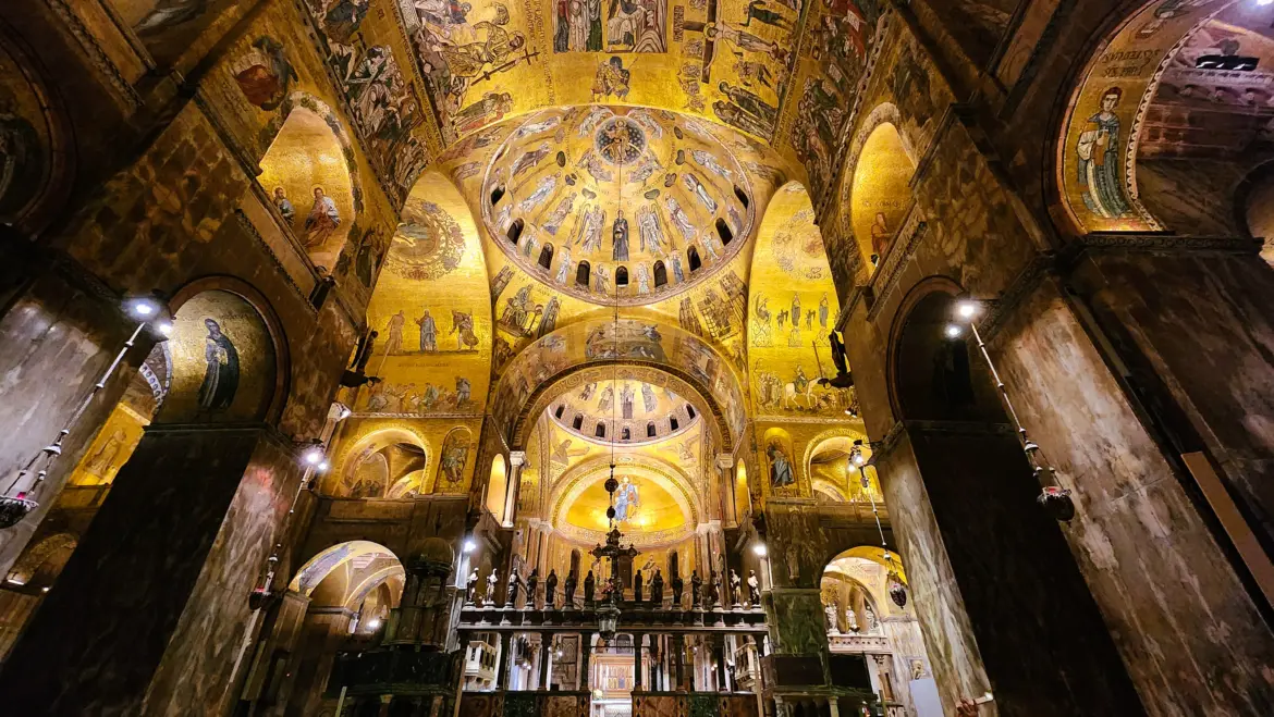 Central nave, St Mark’s Basilica, Venice, Italy