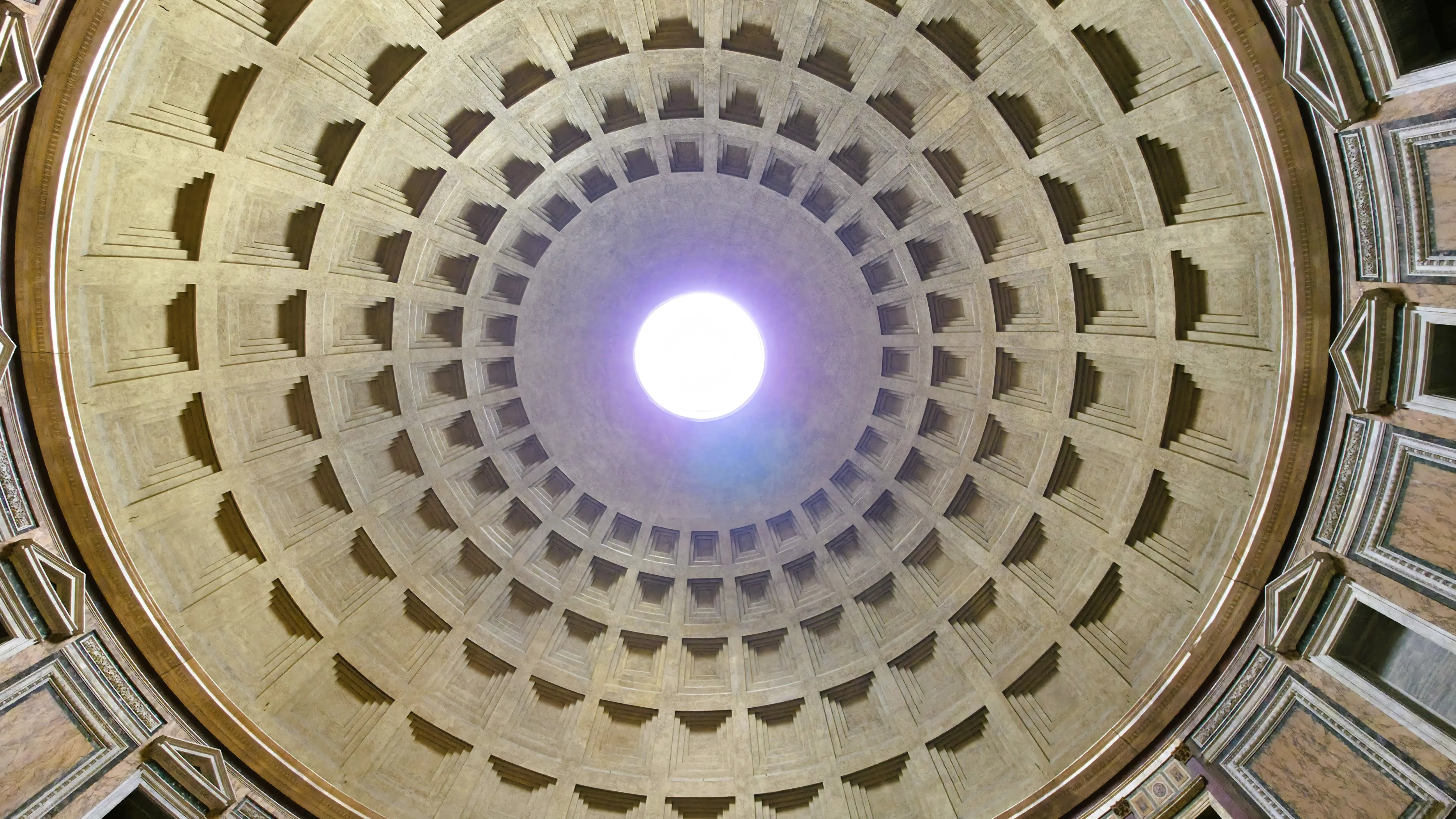 The Pantheon’s oculus, Rome, Italy