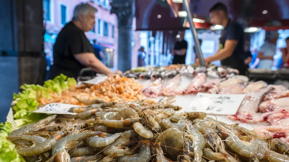 The Pescheria di Rialto, Rialto Market, Venice, Italy