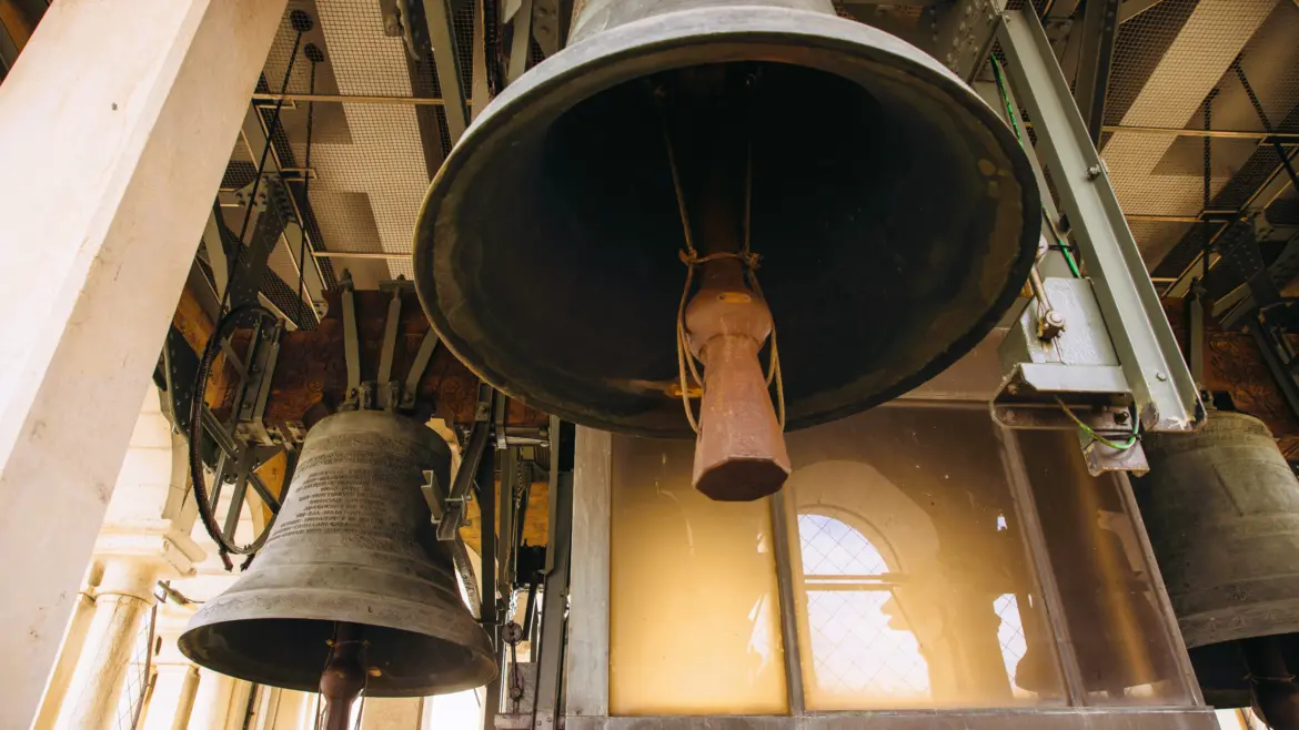 The belfry designed by Giorgio Spavento, St Mark’s Campanile, Venice, Italy