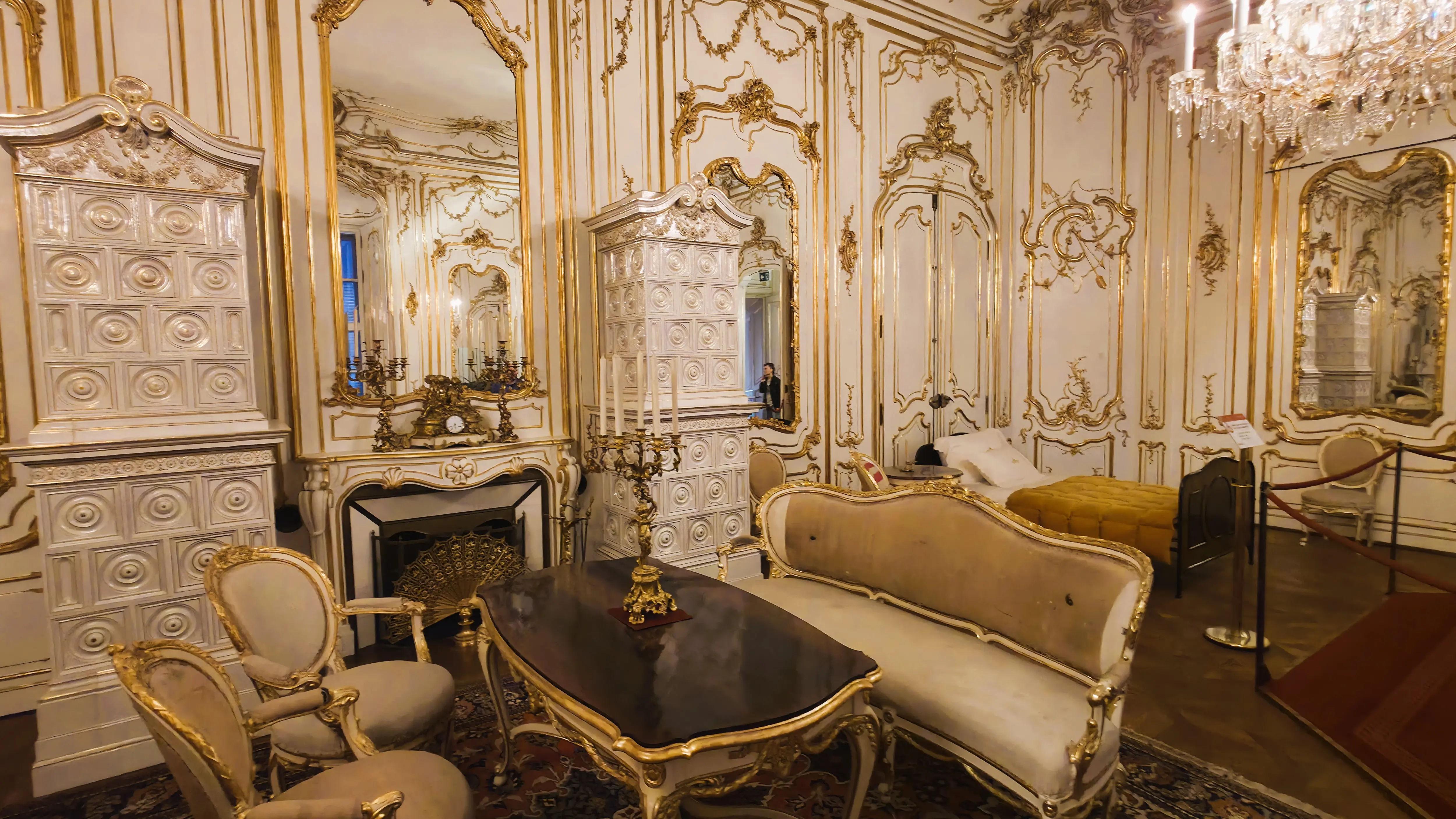 The bedroom and drawing room of Empress Elisabeth (Sisi) in the Imperial Apartments of the Hofburg Palace