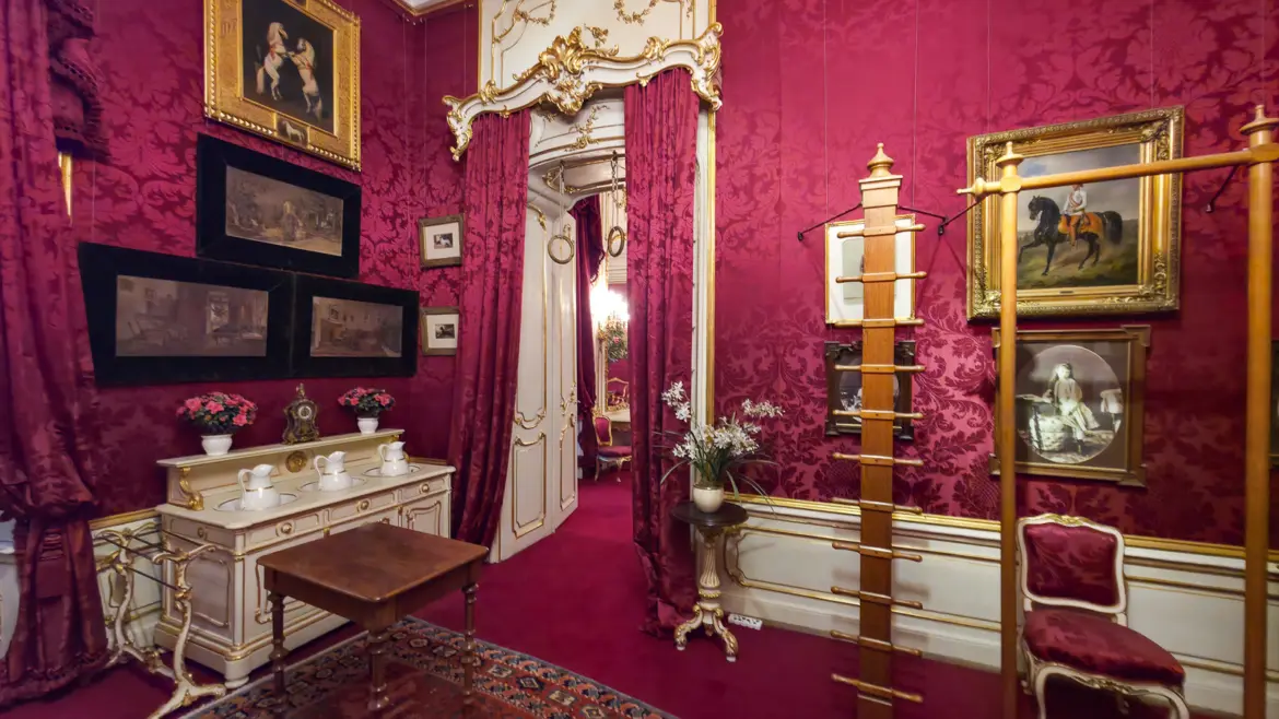 The dressing and exercise room of Empress Elisabeth (Sisi) in the Imperial Apartments of the Hofburg Palace
