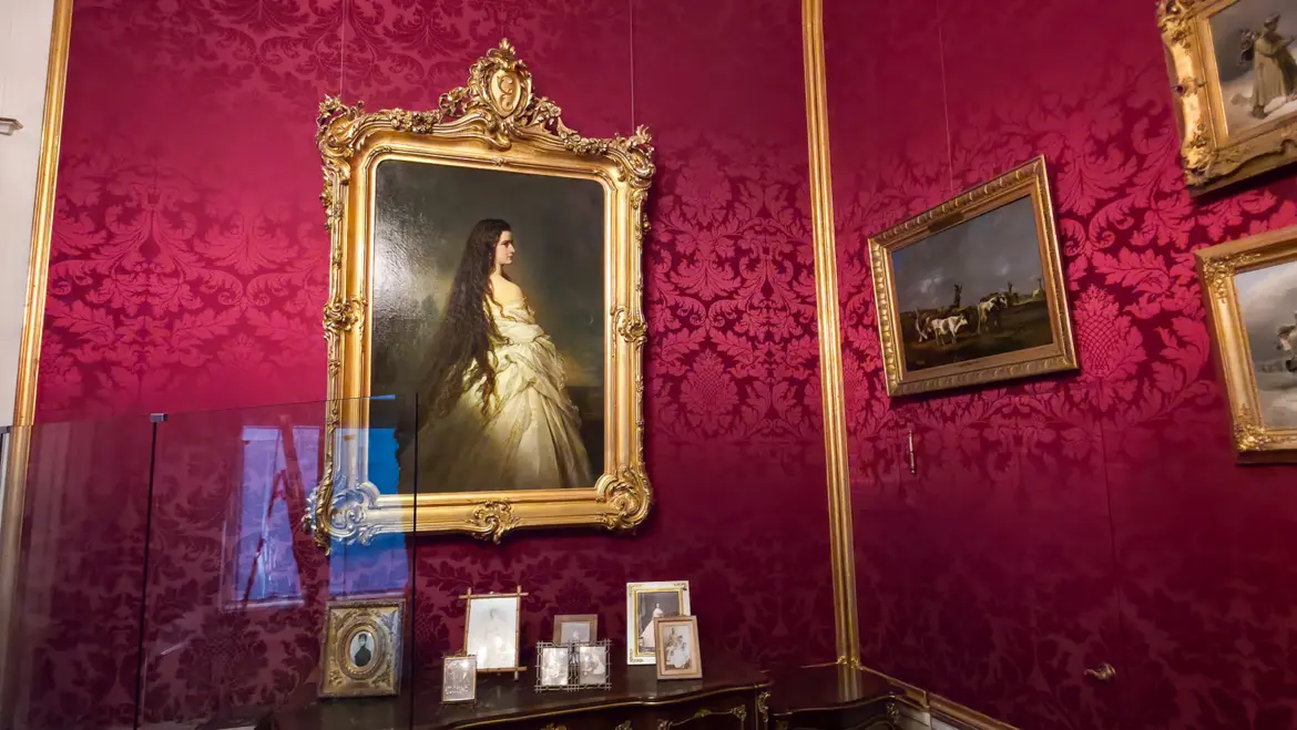 Portrait of Empress Elisabeth (Sisi) in the Emperor’s Study at the Hofburg Palace in Vienna