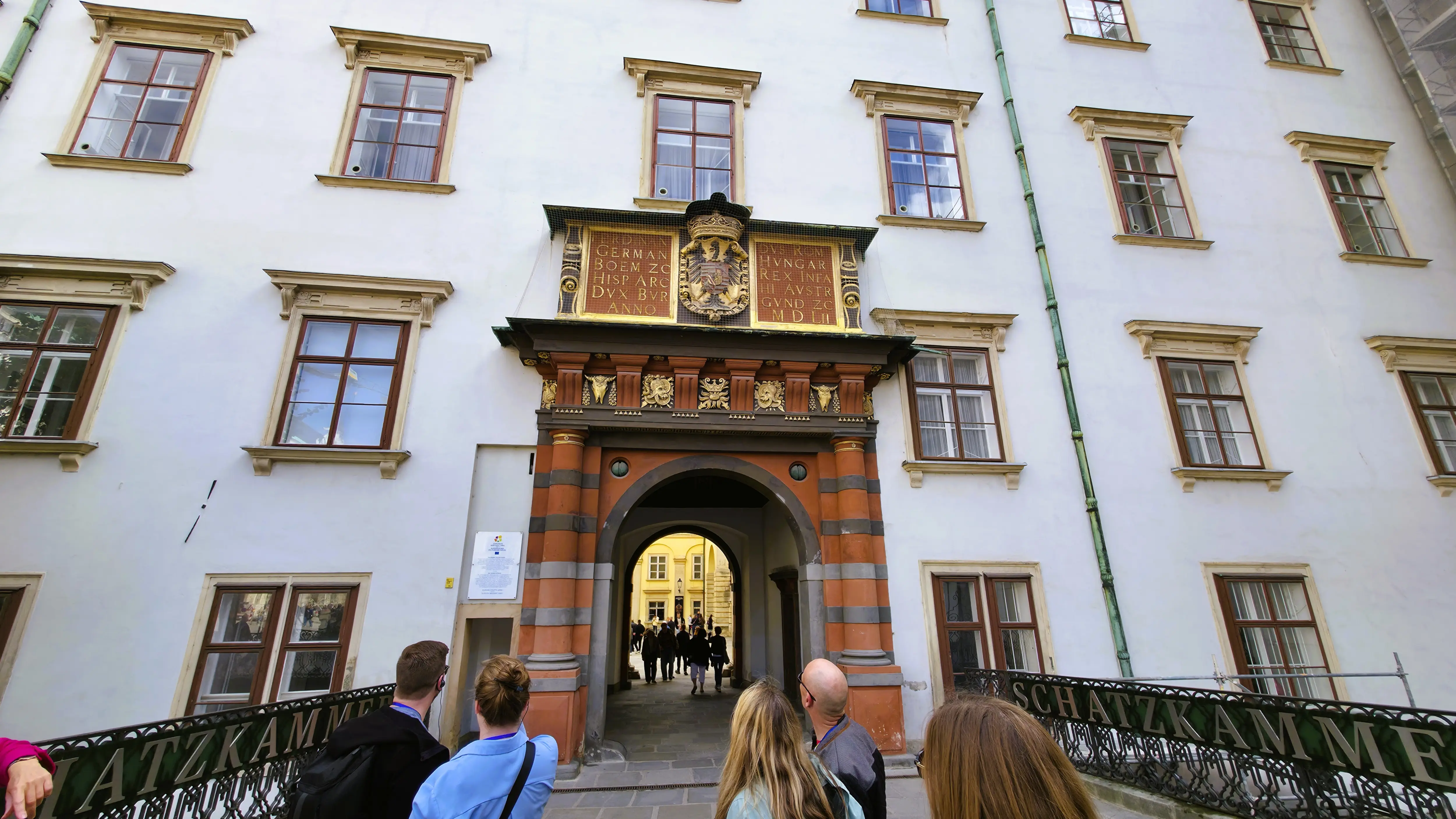 The Swiss Gate at the Hofburg Palace in Vienna, one of the oldest surviving entrances to the imperial complex
