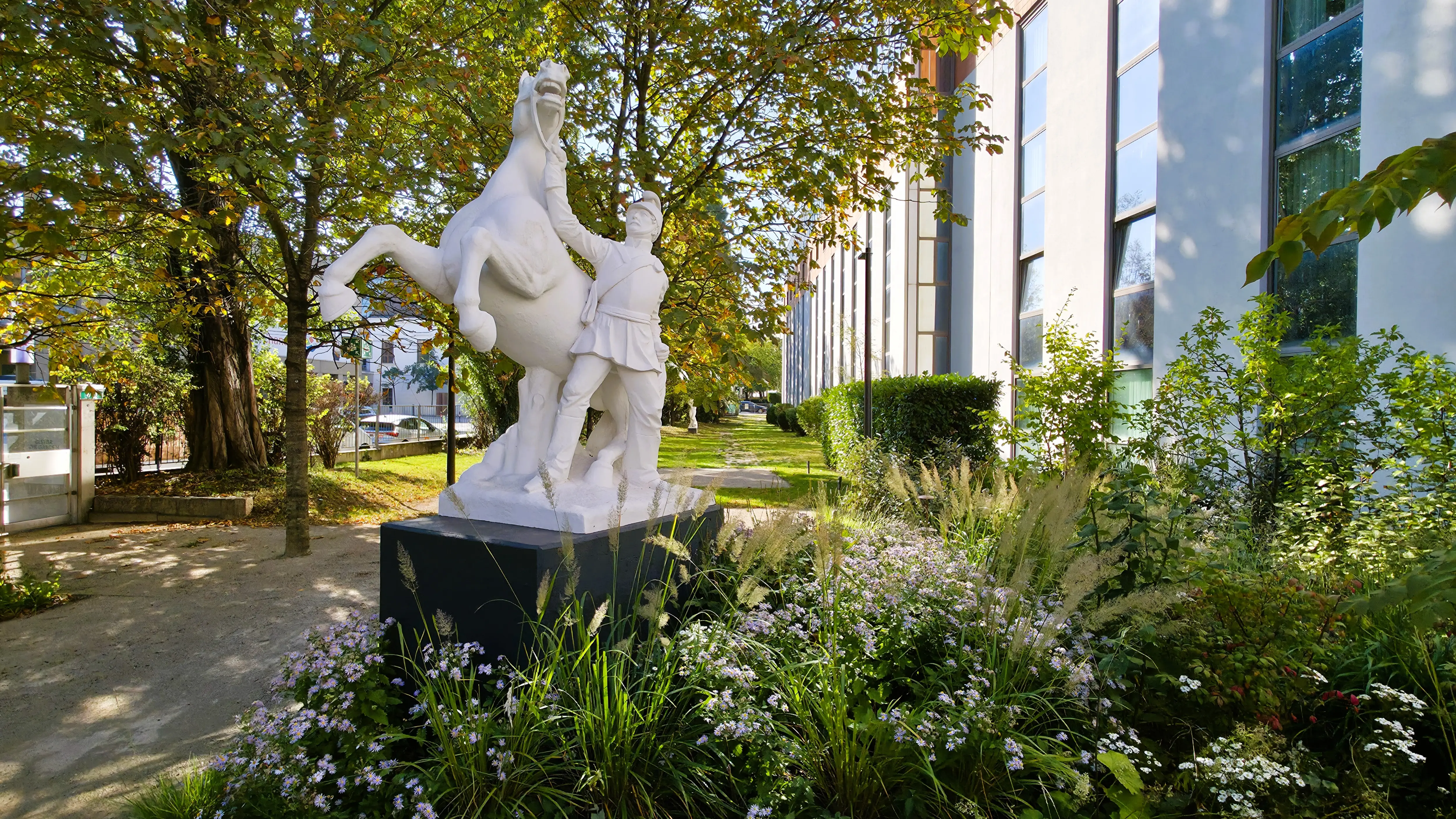 The gardens surrounding the Imperial Riding School, Autograph Collection, a green oasis in the heart of Vienna