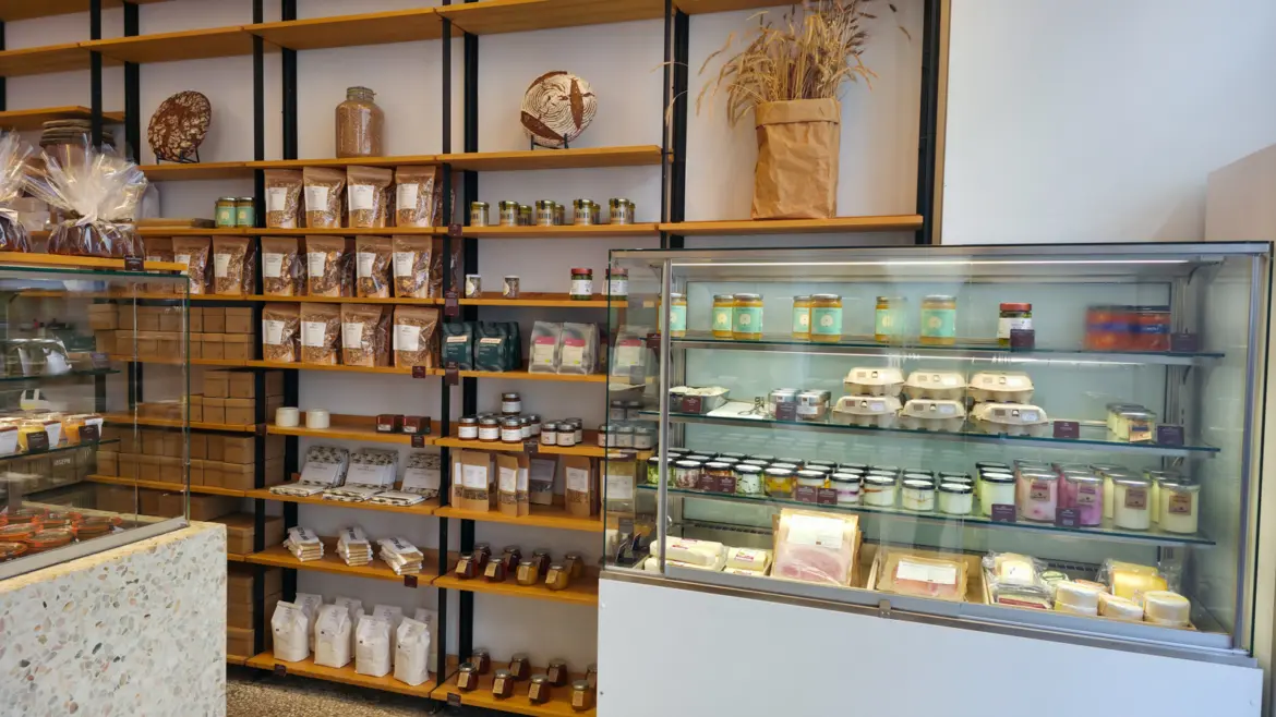 Organic pastries and specialty products at Joseph Brot in Vienna