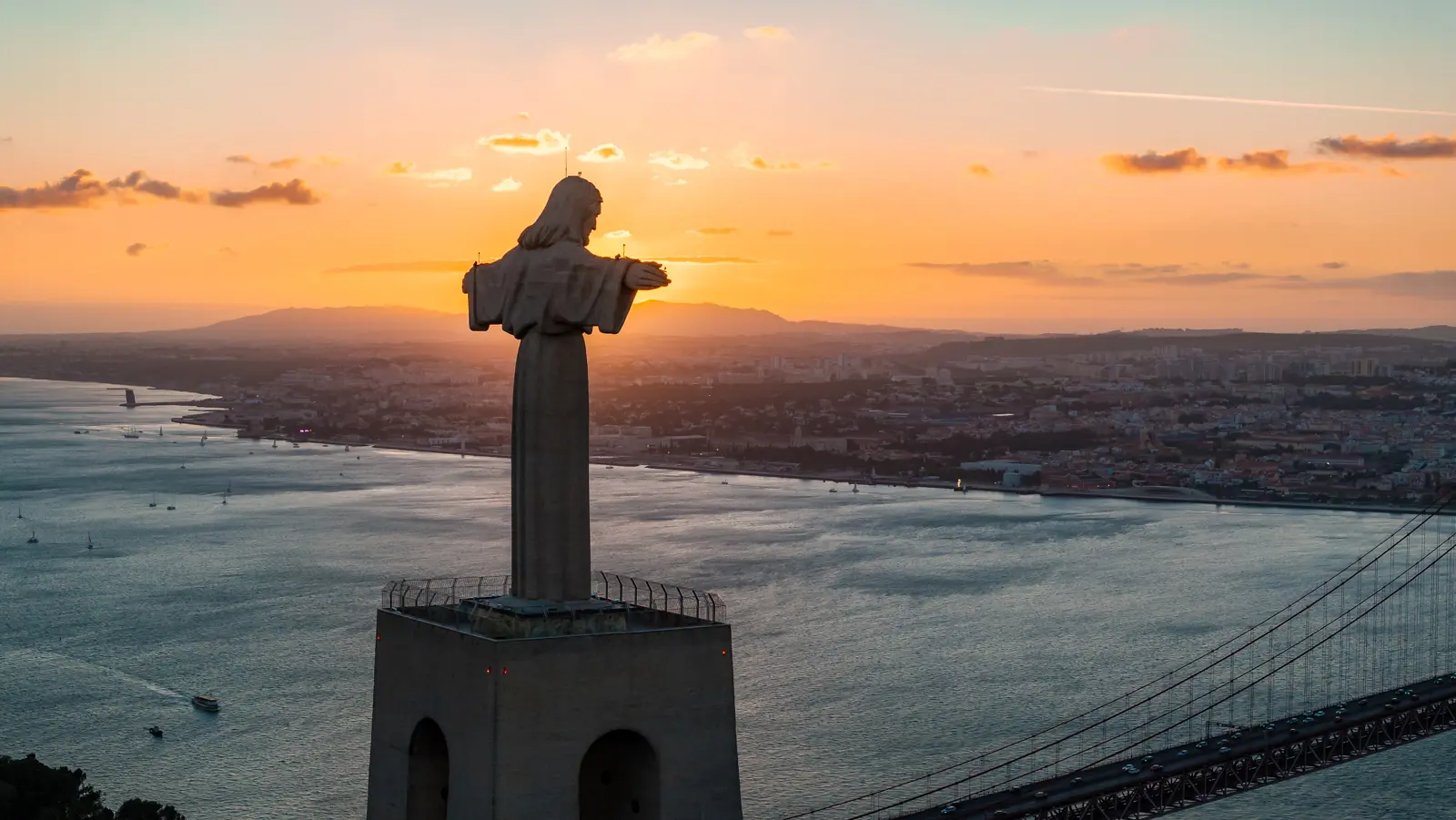 Cristo Rei Lisbon s Heavenly Viewpoint Over The Tagus River