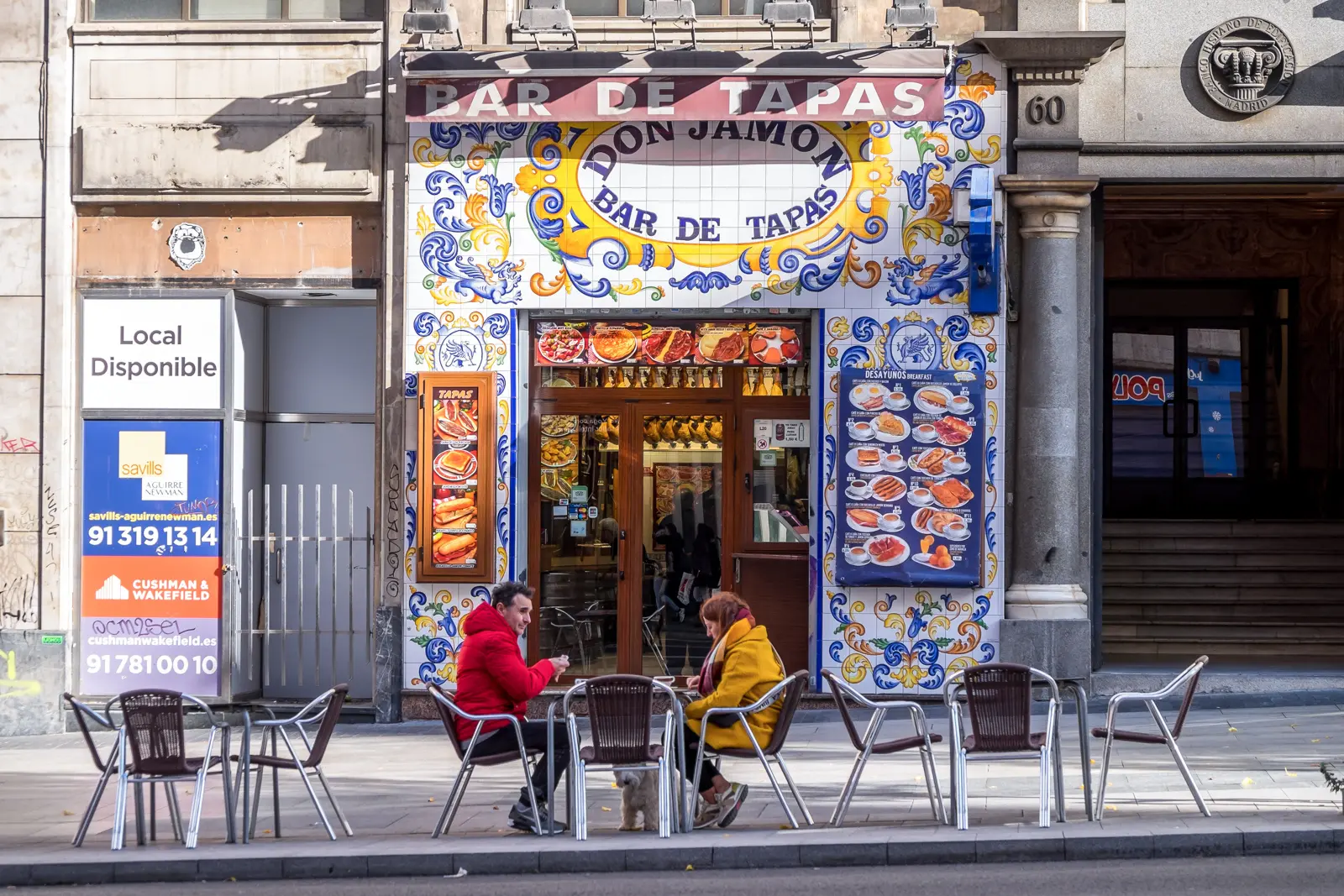 Tapas bar near Gran Vía in Madrid, offering authentic Spanish small plates in a lively atmosphere