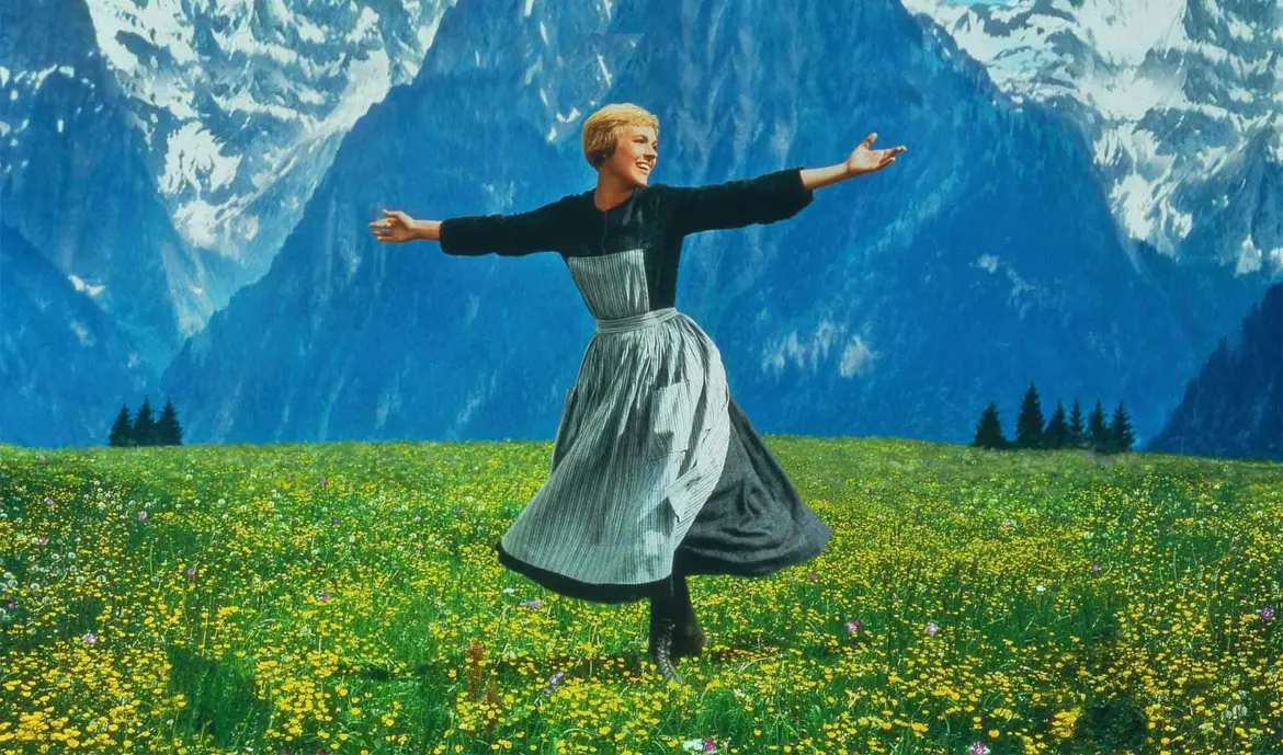 Julie Andrews in The Sound of Music. Photograph: See Credit/20th Century Fox/Allstar