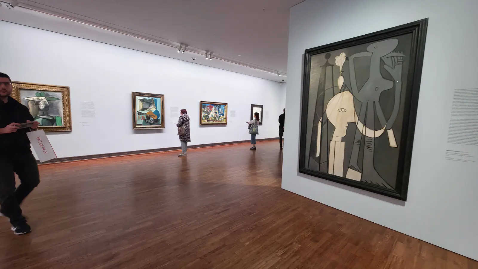 Picasso gallery room at the Albertina Museum in Vienna, part of the Batliner Collection's Monet to Picasso exhibition