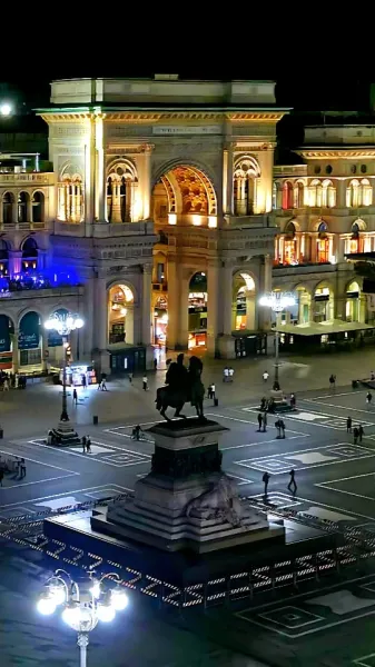 Rooftop magic in Milan