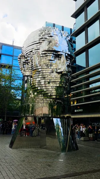 At first, it just looked like a stack of metal rings.
