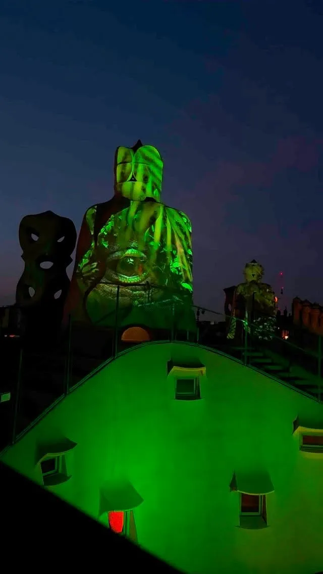 When night falls over Barcelona, Gaudí's imagination comes alive…