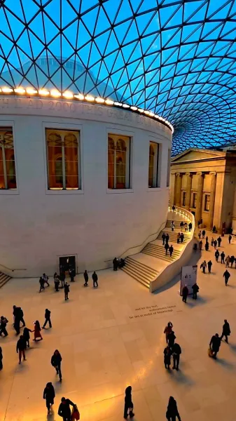 Step under the glass sky of London...