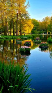 Spring in Vondelpark feels like a quiet pause Tulips in bloom, soft light through the trees and moments of stillness by th...